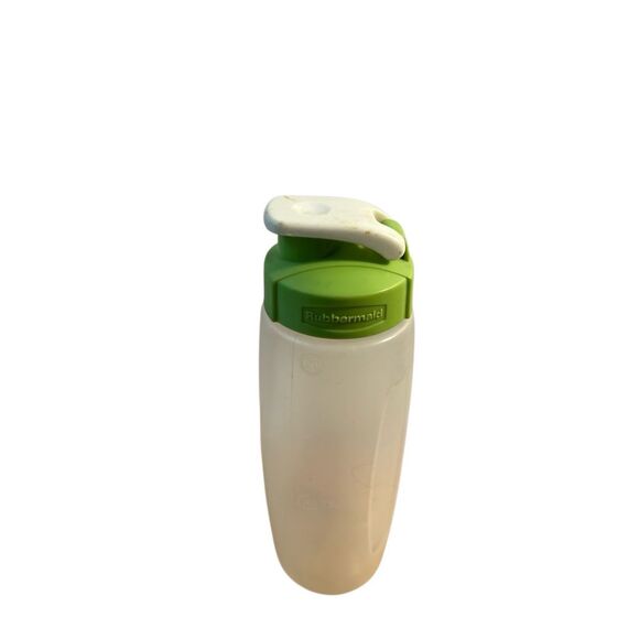 Rubbermaid 20 oz green lid flip top water bottle retired - Picture 1 of 6
